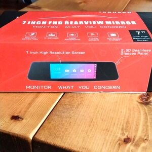 7 inch FHD Rear view mirror Dash Cam